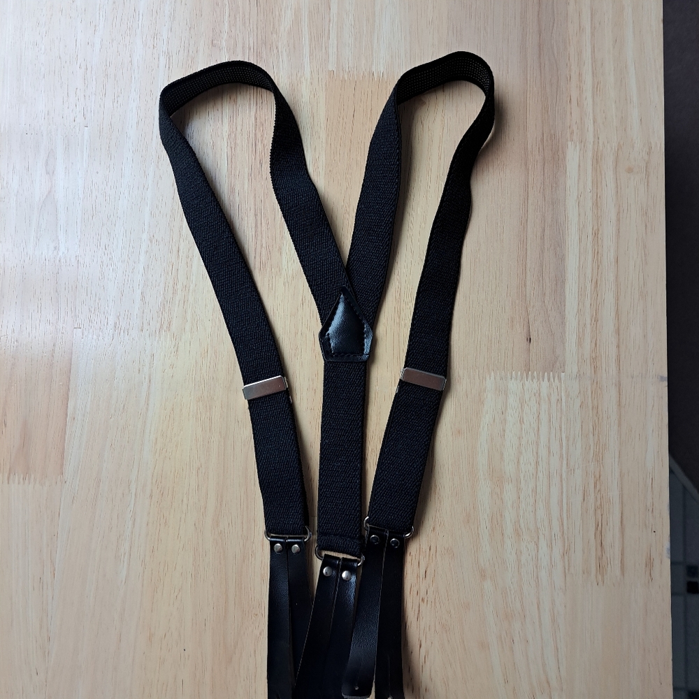 Vintage button on suspenders never worn